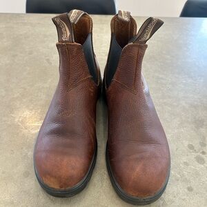 Blundstone Brown Leather Chelsea Work Boots